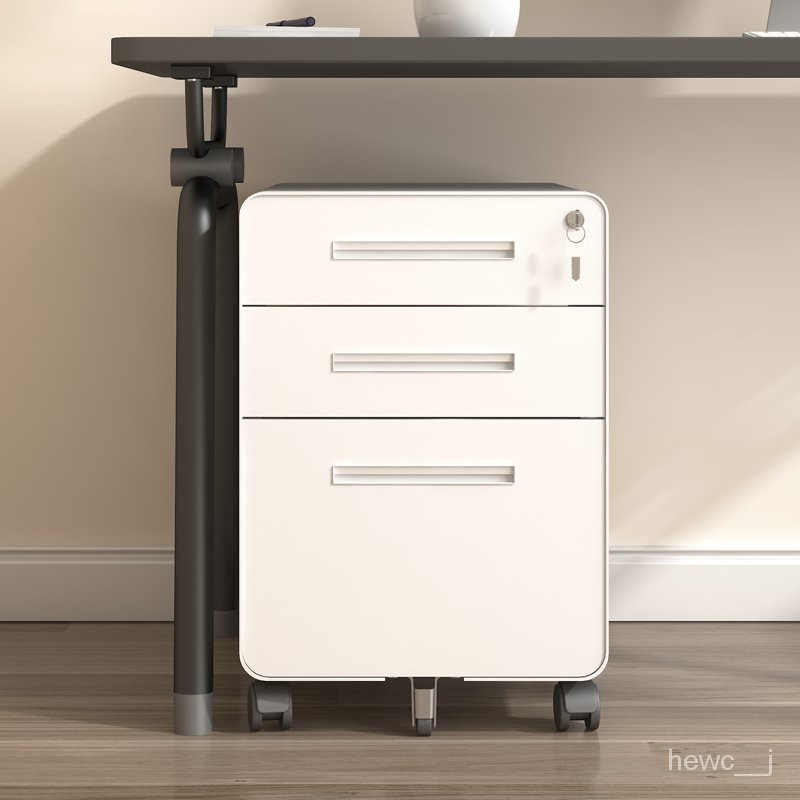 J-K/ Movable Cabinet Iron File Cabinet under the Table Office Locker ...