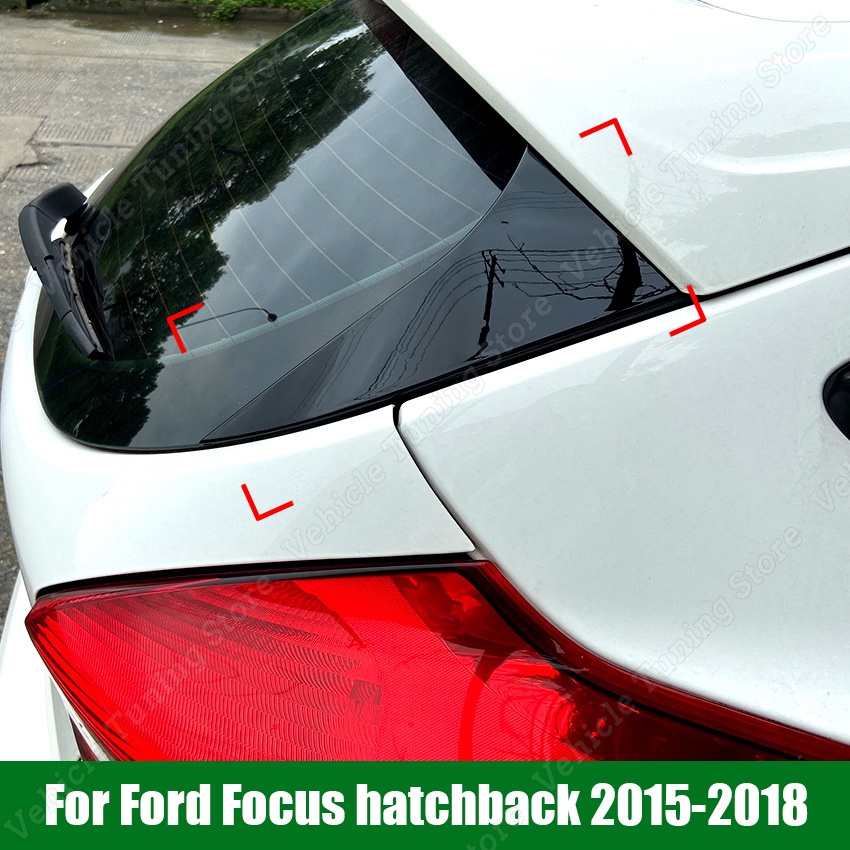 Ford Focus MK3 ST Rear Spoiler Wing Extension – Gloss Black – 2012-2018 – Fast Dispatch