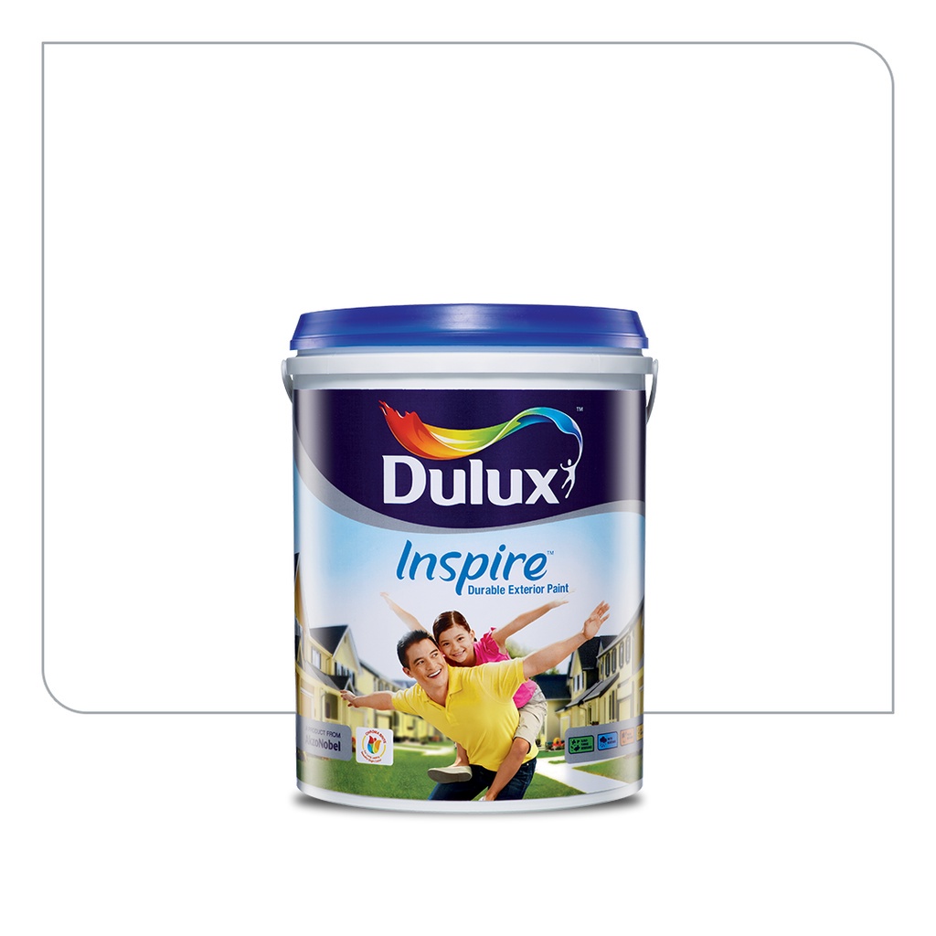 Dulux Inspire Durable Exterior Wall Paint White Colour (5L/18L