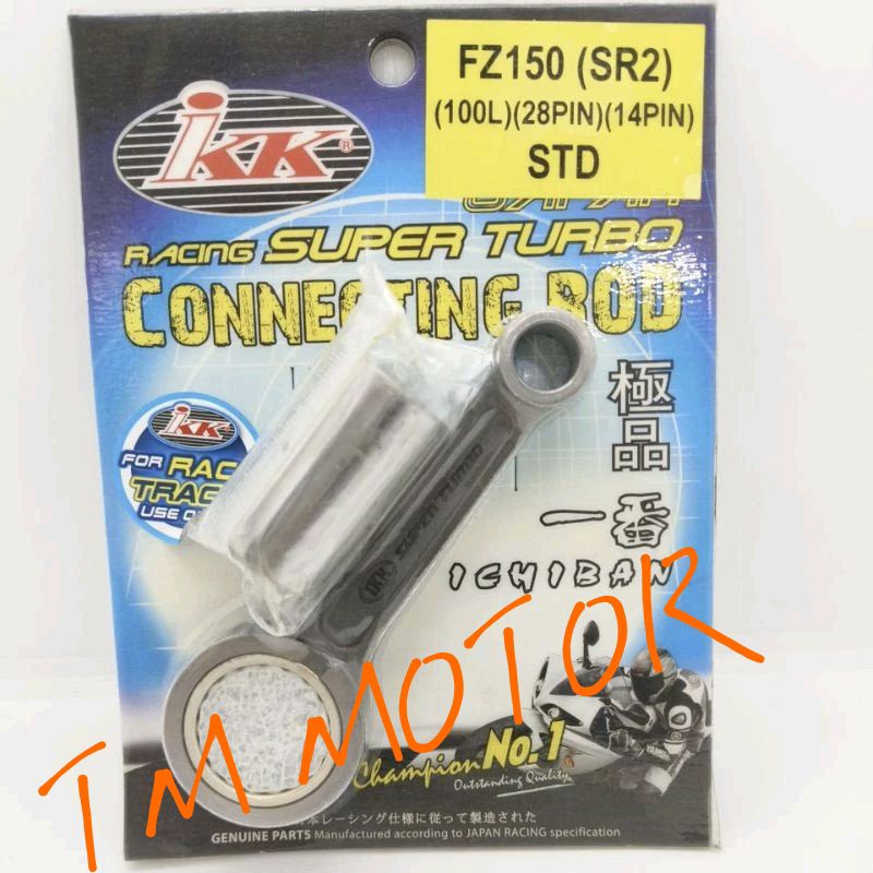 IKK super turbo connecting rod SR2 (standard rod size)/ SR3 (96.5/28/14),  (FZ150/Y15ZR) /LC135