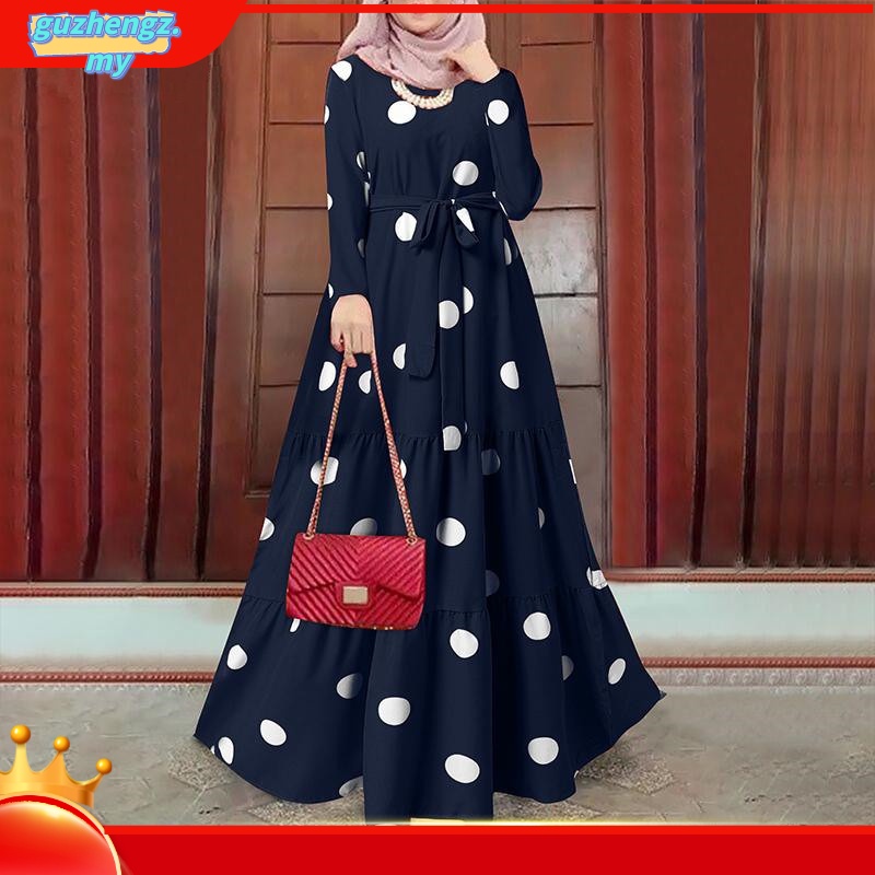 Polka dot dress outlet muslimah