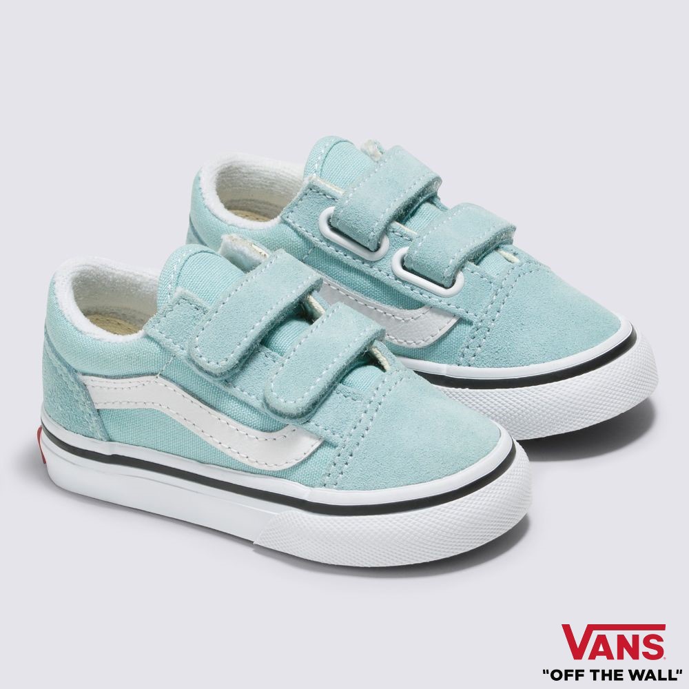 Vans Toddler Old Skool V Sneakers Toddler - Blue VN0A4VJJH7O1 | Shopee ...