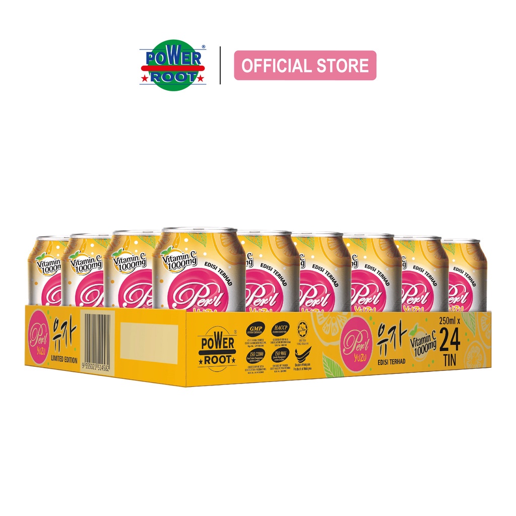 Per'l YUZU With Vitamin C 1000mg (250ml X 24 Cans) | Shopee Malaysia