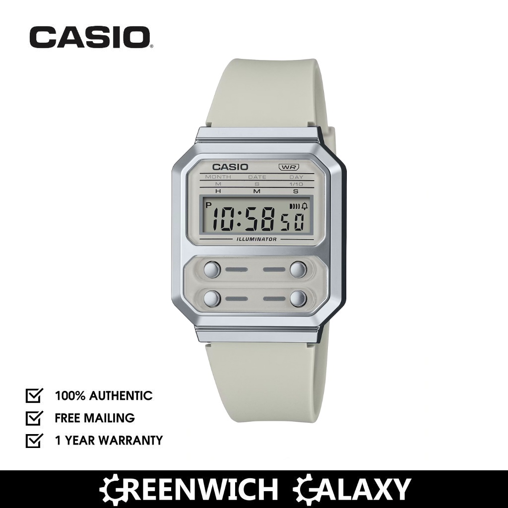 Casio Vintage Style Digital Watch (A100WEF8A) Shopee Malaysia