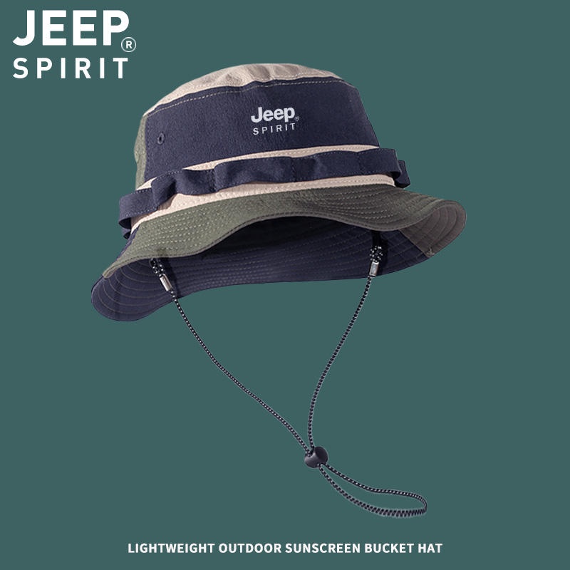 Jeep Bucket Hat Summer Outdoor Sun Hat Women Fishing Sun Hat Men