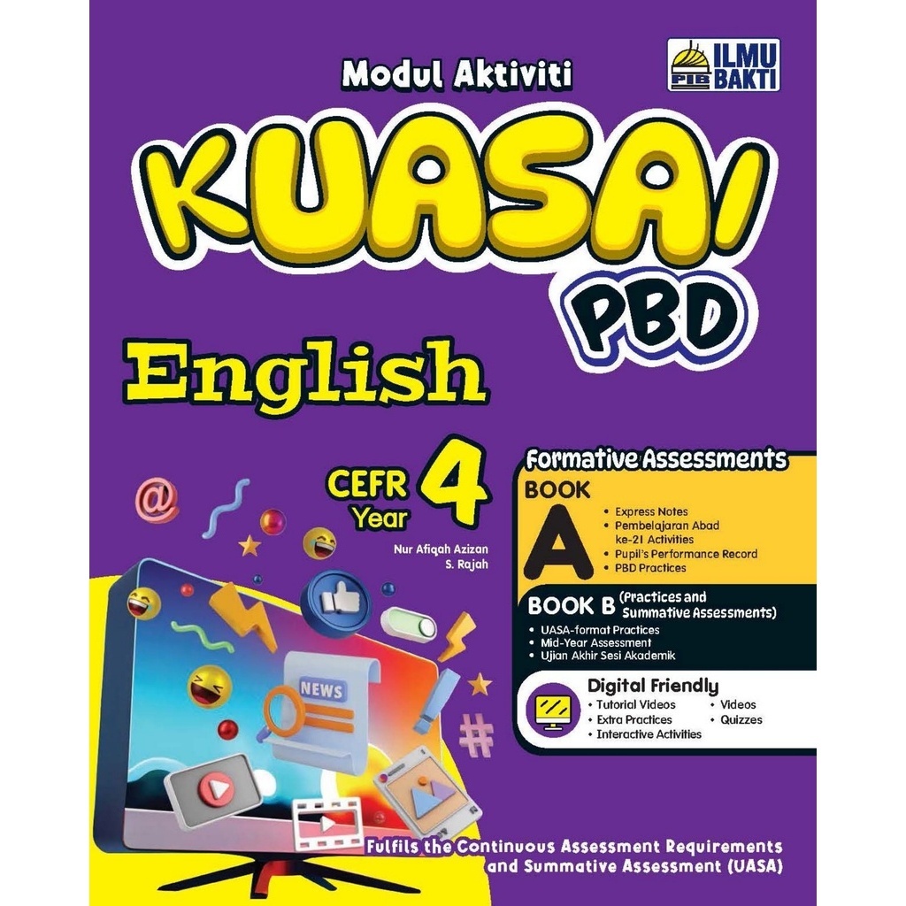 Ilmu Bakti 2024: KUASAi PBD: English CEFR Year 4 (Buku A + B ...