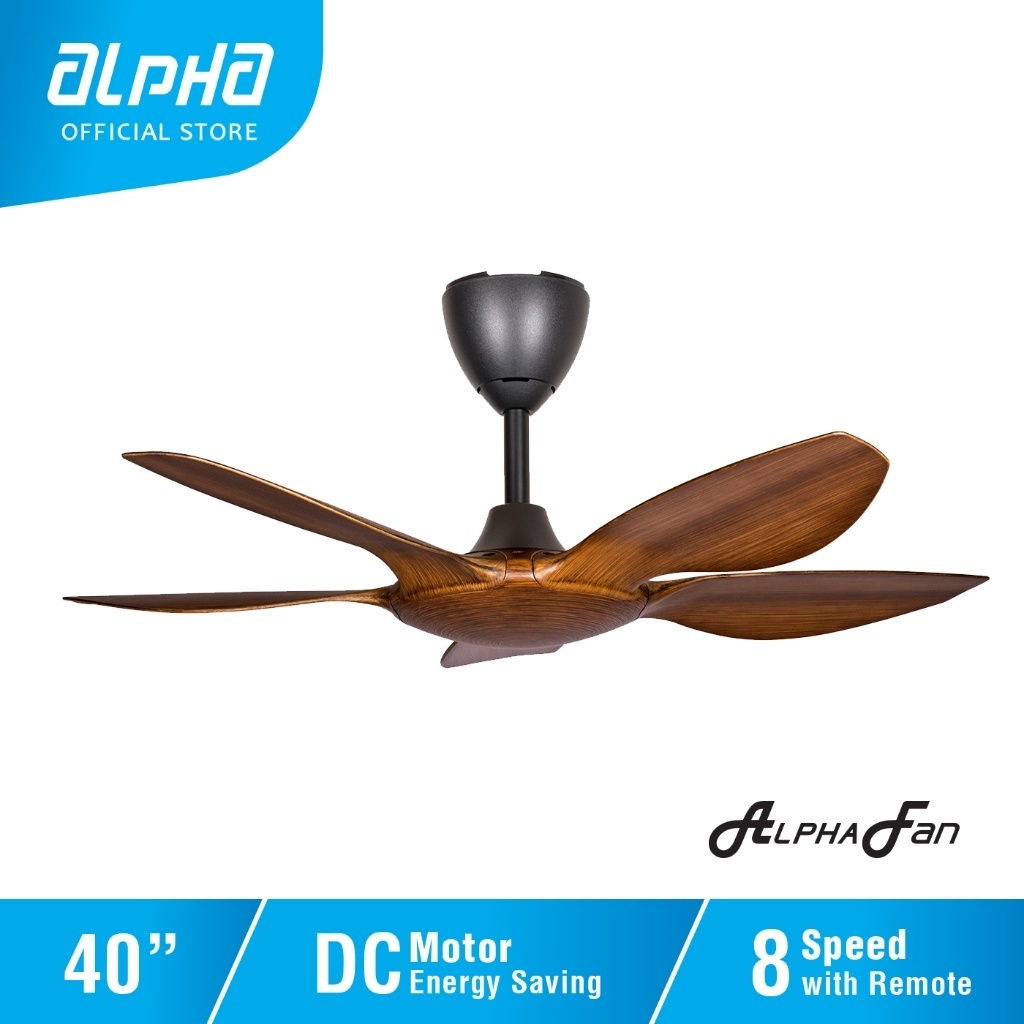 ALPHA AlphaFan AX60 5B DC Motor Ceiling Fan with 5 Blades 8 Speed ...