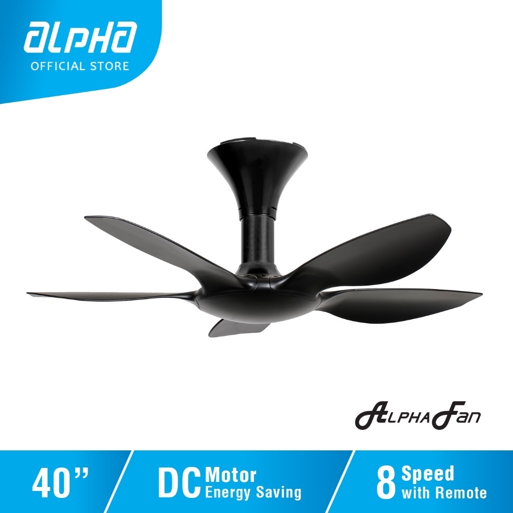 ALPHA AlphaFan AX70 5B DC Motor Ceiling Fan with 5 Blades 8 Speed ...