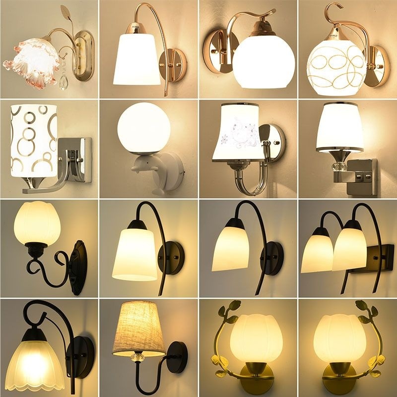 Wall lamp, bedroom, bedside lamp, modern and minimalist livi壁灯卧室床头灯现代简约 ...