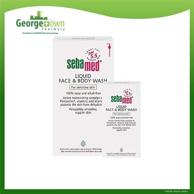 SEBAMED LIQUID FACE & BODY WASH 1L + 200ML | Shopee Malaysia