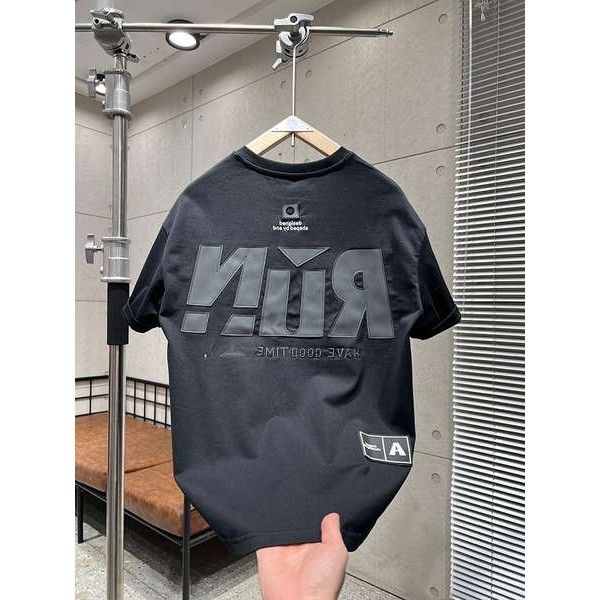 tshirt budak lelaki t shirt ootd t shirt men t shirt lelaki 2024 Spring New Fashion Brand Men's