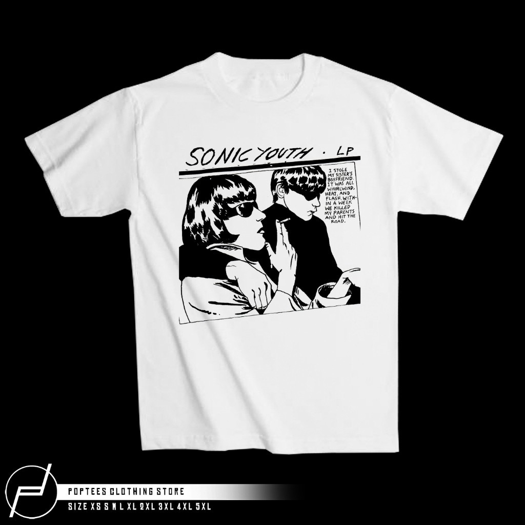 SONIC YOUTH BAND 100 COTTON TSHIRT UNISEX GRAPHIC PRINTED Shopee Malaysia