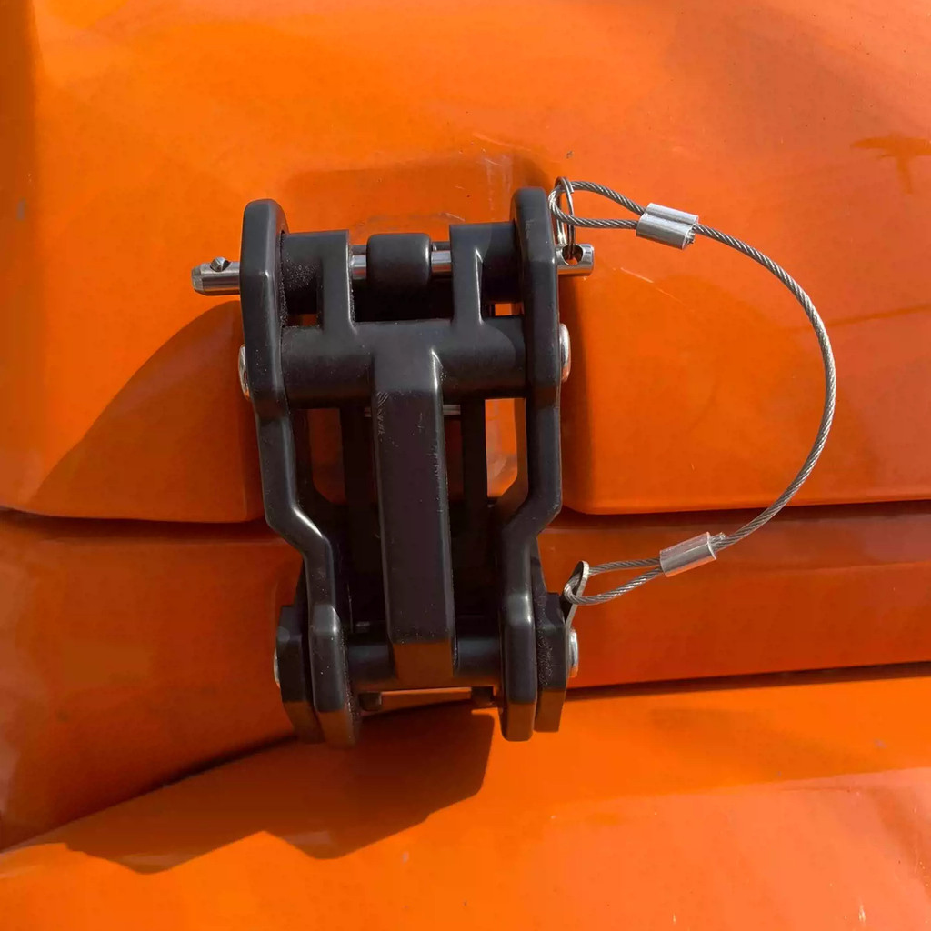 Black Aluminum Hood Locking Latch Catch Kit For Jeep Wrangler JK - Foto 9