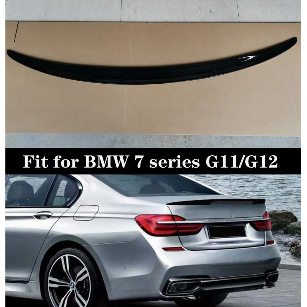 Rear Carbon Fiber Spoiler for BMW G11 G12 7 Series 740i 750i Sedan 2016 ...