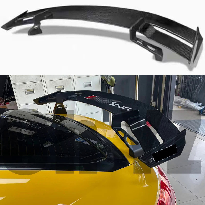 For Audi Tt Tts Ttrs R8 MK3 Mk2 Spoiler Forged Real Carbon Fiber Rear ...