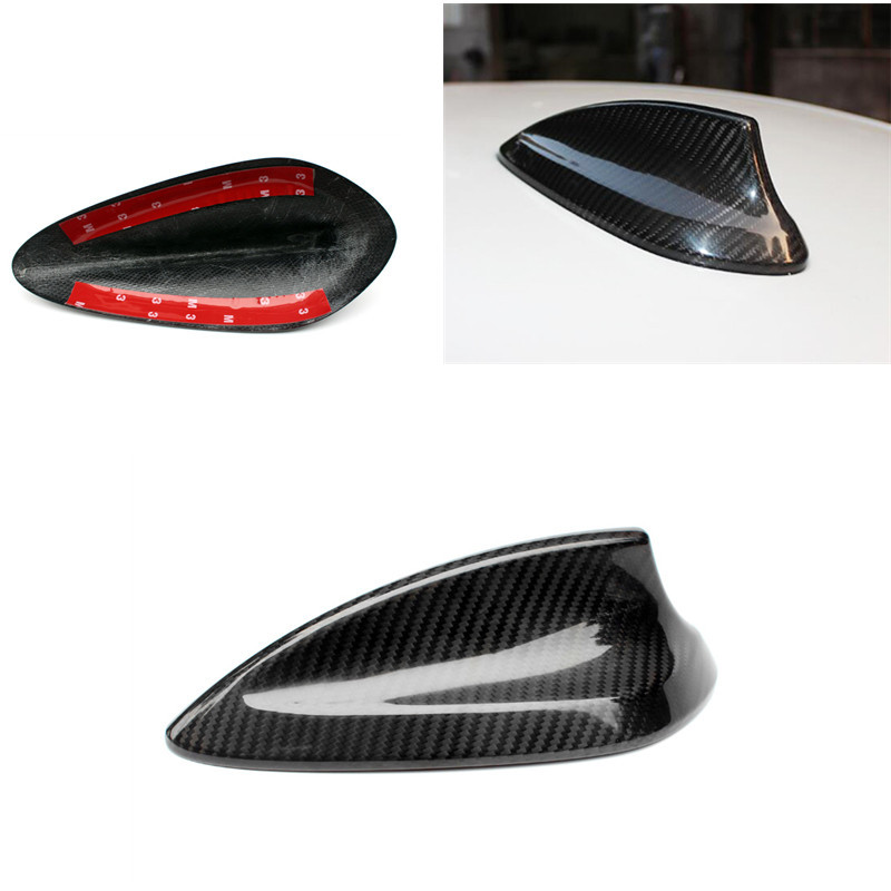Antenna Shark Cover Car Carbon Fiber Antenna Shark Fin Cover Trim For F22 F30 F35 F34 F32 F33 F80