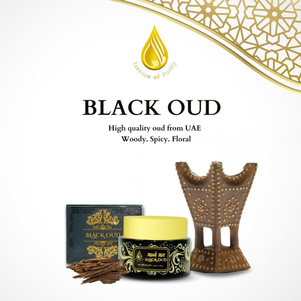 Black Oud 40g Bakhoor 100% Original from Dubai - Fast Shipping | Shopee ...