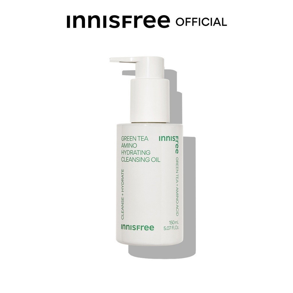 INNISFREE Green Tea Amino Hydrating Cleansing Oil 150ml Gently dissolves Makeup Sunscreen Shopee Malaysia