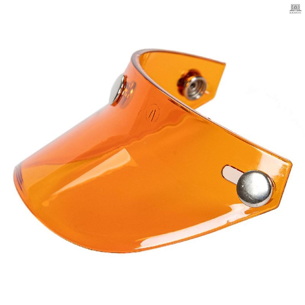 Universal 3 Snap-Button Visor Flip Up Wind Shield for Open Face ...