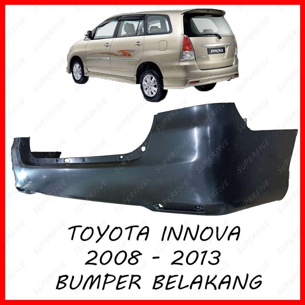 TOYOTA INNOVA (2008 - 2014) REAR BUMPER / BUMPER BELAKANG | Shopee Malaysia