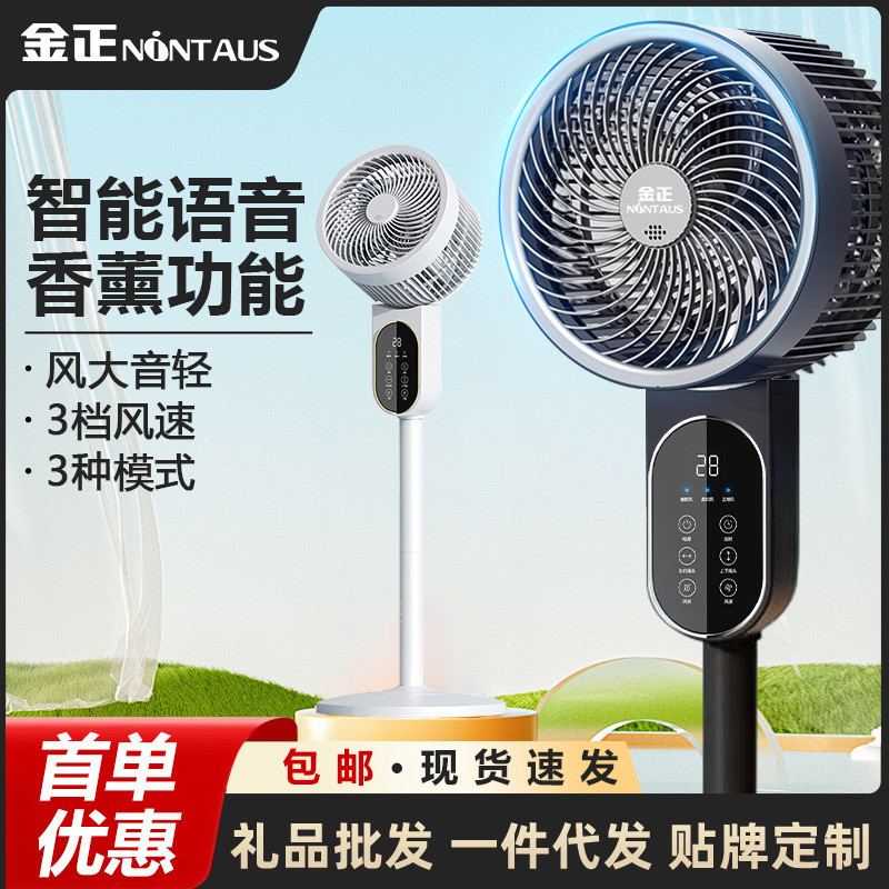 JY-H/Jinzheng New Air Circulator Floor Fan Domestic Aromatherapy Voice ...