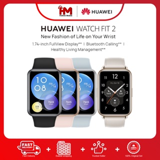 In Stock Global Version HUAWEI WATCH FIT 2 Smartwatch 1.74-inch AMOLED  Bluetooth Calling Healthy Living Management FIT2