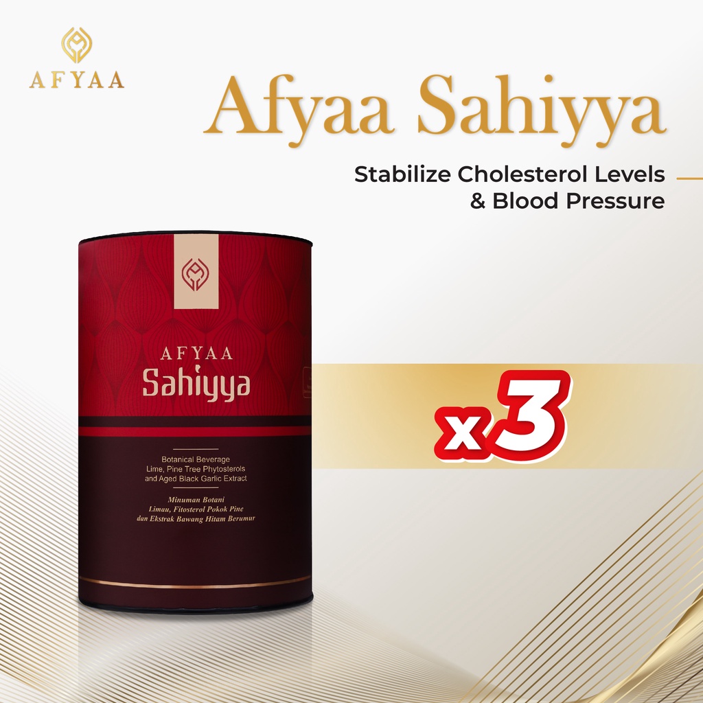 3x Afyaa Sahiyya Lime & Peach Flavor Beverage, Stimulate Healthy Blood Flow, Reduce Bad
