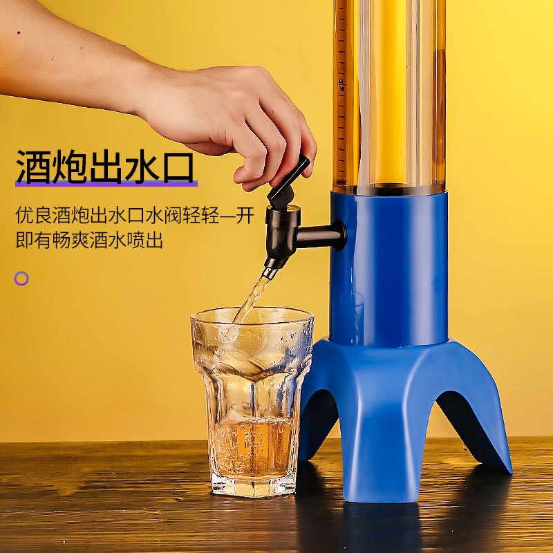 HY& Wine Barrel with Faucet Wine Glass Tripod Jug Juice Drink Hoegaarden White Wine Popular Wine