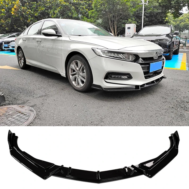 Front Bumper Splitter Lip Diffuser Spoiler Skirt Type Z Body Kit Decorative Strip Shovel For