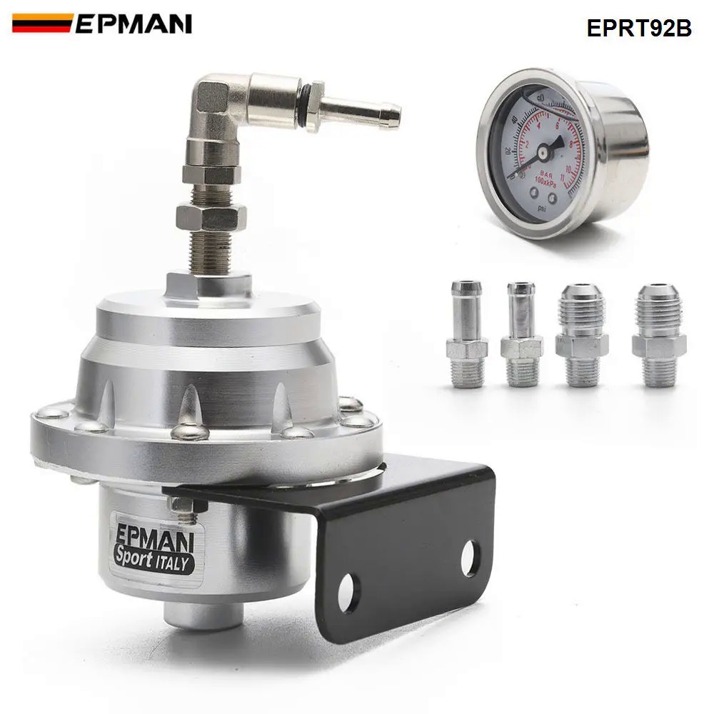 Epman Racing Car New Billet Fuel Pressure Regulator With Gauge Kit ...