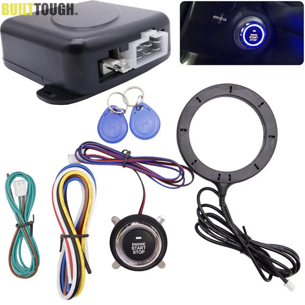 Car Smart Ignition Switch Auto Alarm Engine Starline Push Button Start