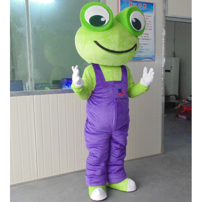 2024 Make EVA Material Frogs Mascot Costumes Frog Cartoon Apparel Birthday Party Masquerade