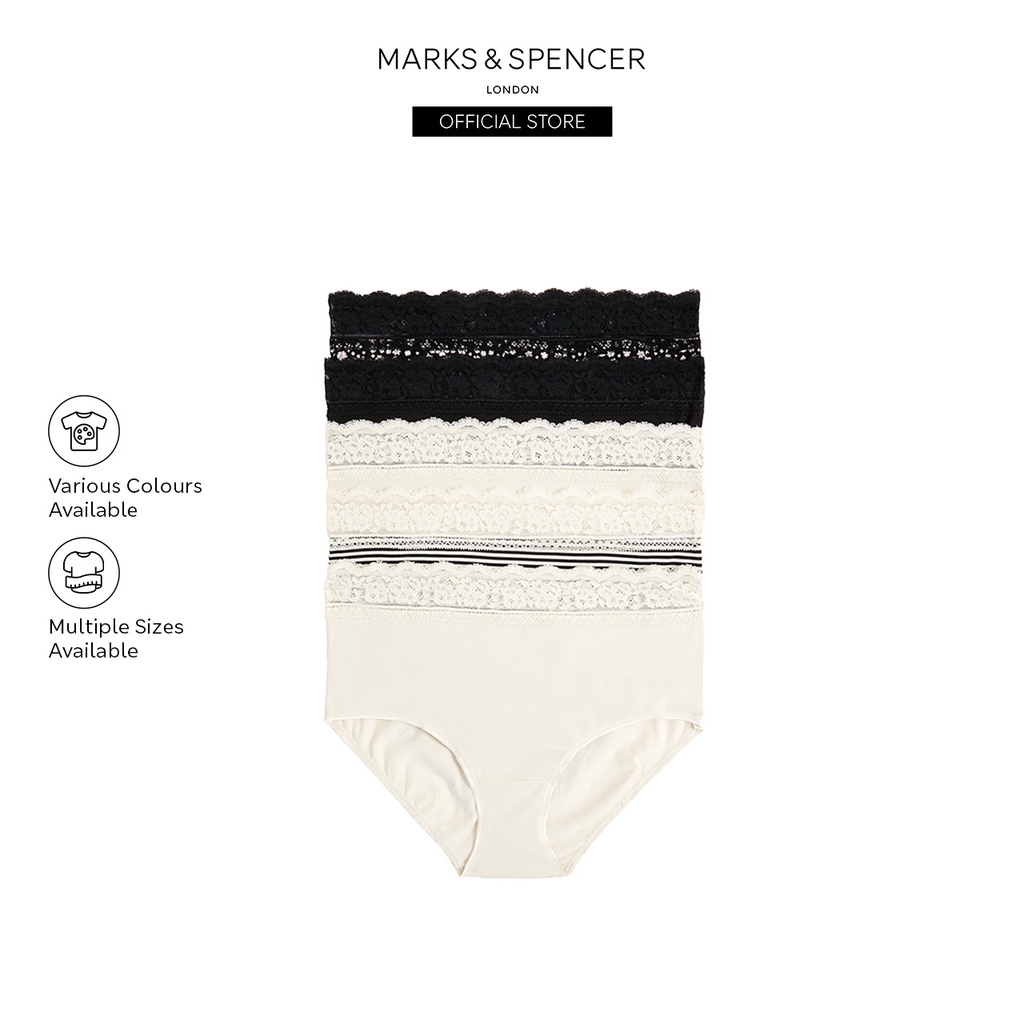 Women's breathable Soft Cotton Briefs M-5XL High Waist Large Size  Elasticity Underwear Panty,1Pack