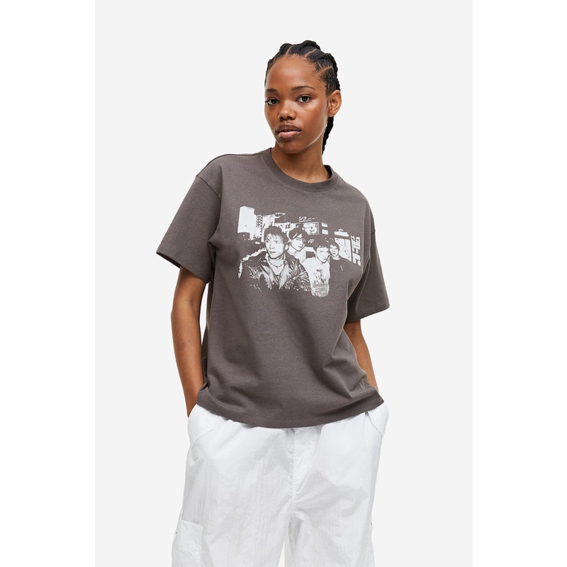 Going Down Printed Oversized T-shirt for Men