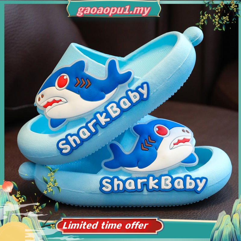 READY STOCK 2237 Shark Baby Selipar Budak Boy Girl Slipper New Outwear