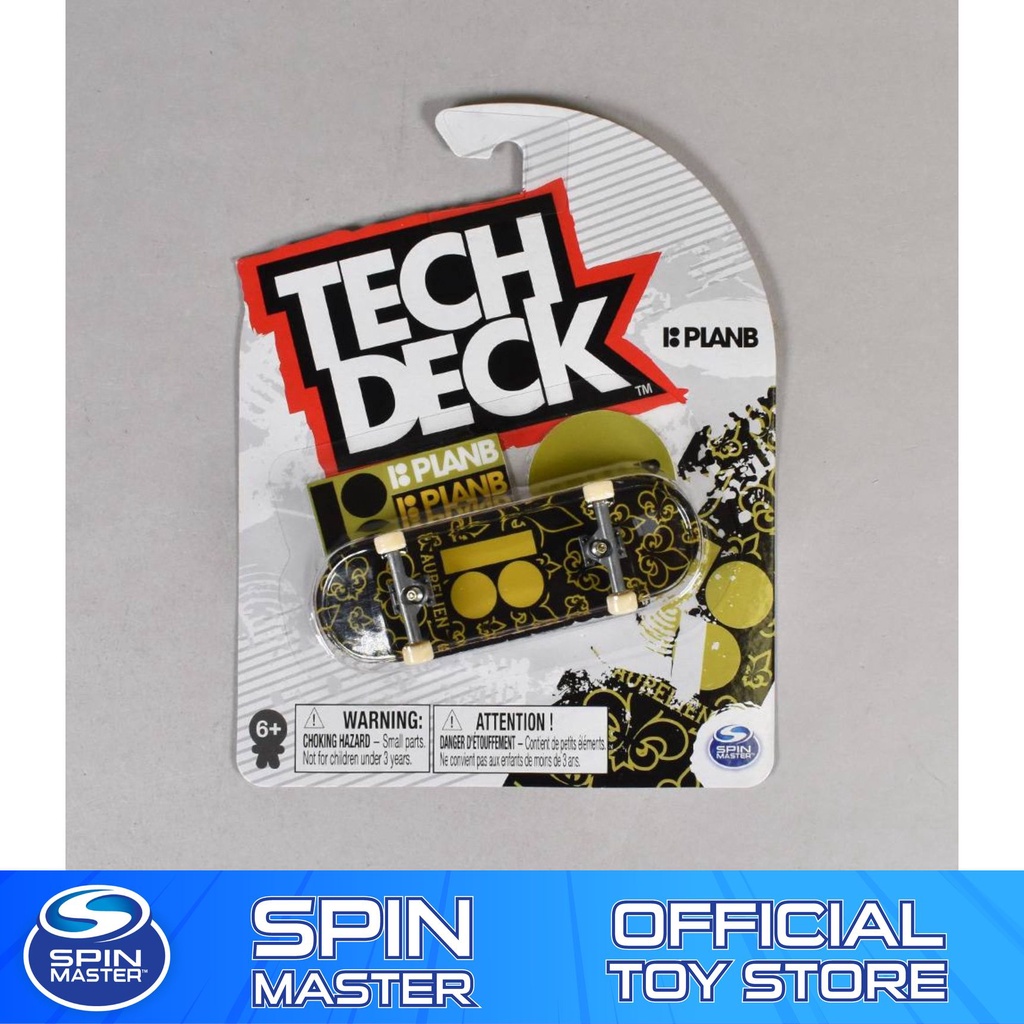 Original] Tech Deck Single Pack Fingerboard - Plan B Aurelien Toys for Kids  Boys Girls