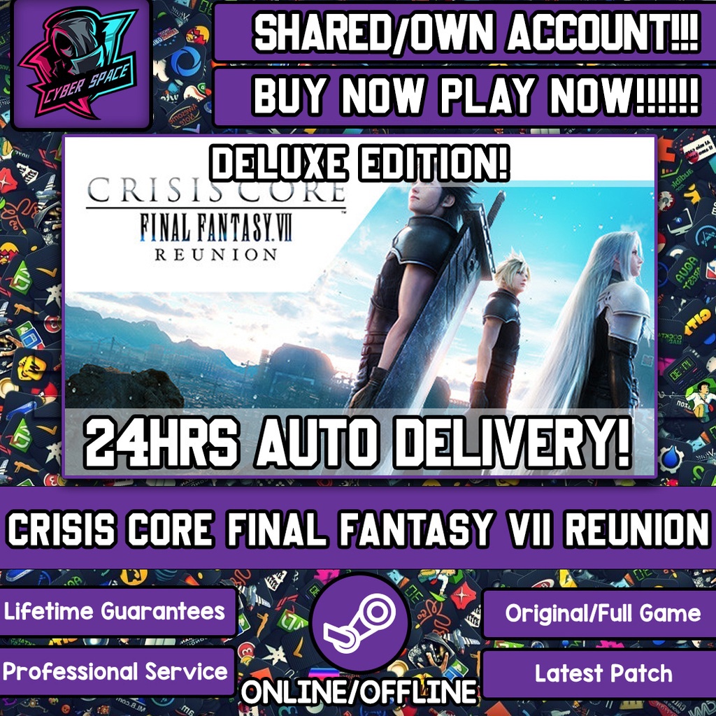 CRISIS CORE FINAL FANTASY VII REUNION [Auto Delivery] [Steam Online ...