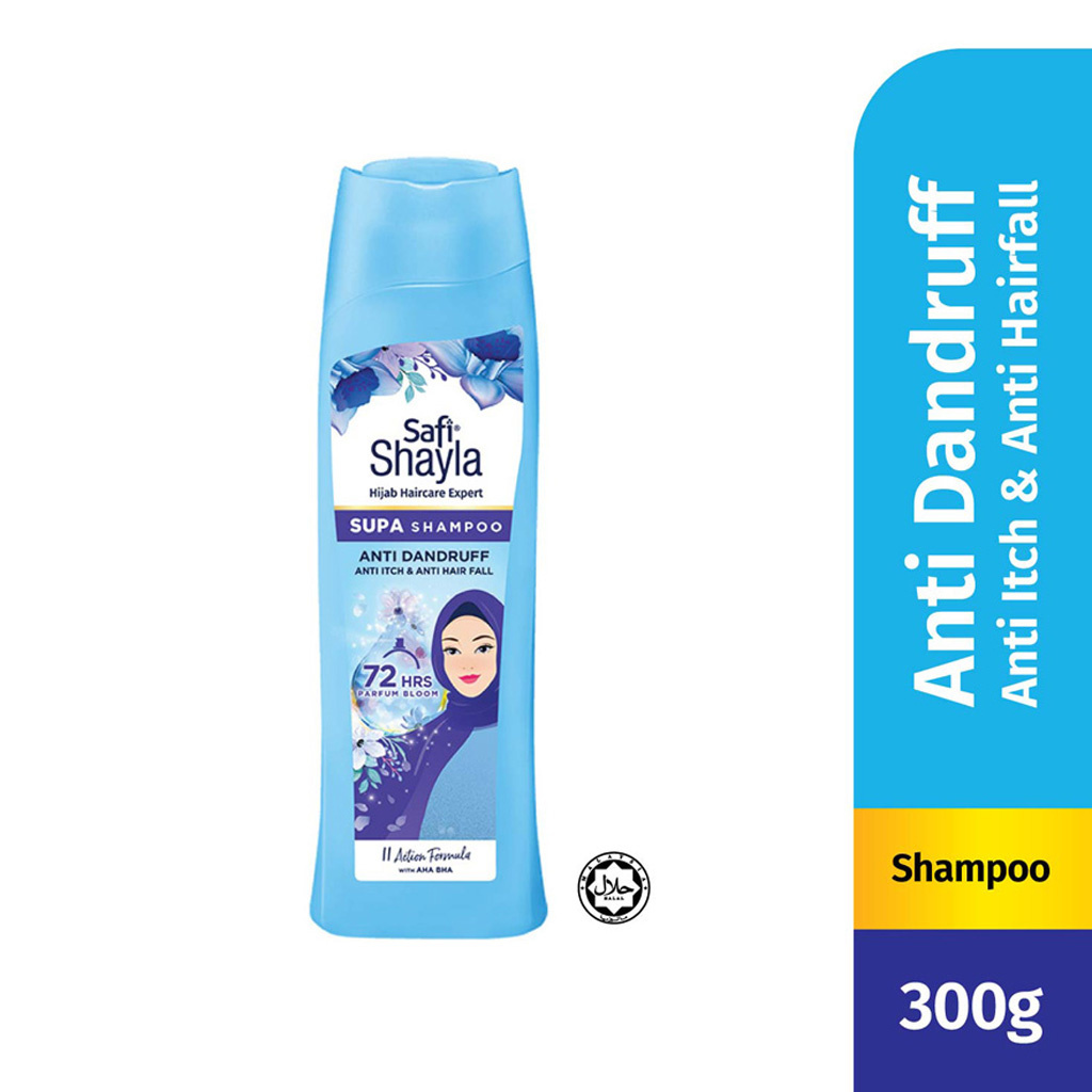 Safi Shayla SUPA Shampoo Anti Dandruff, Anti Itch & Anti Hairfall 300G ...