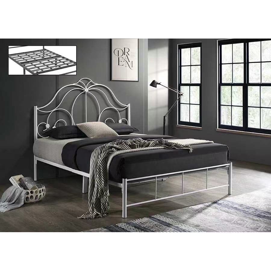 True Home 5ft Queen Metal Bed Frame With Super Base | Shopee Malaysia
