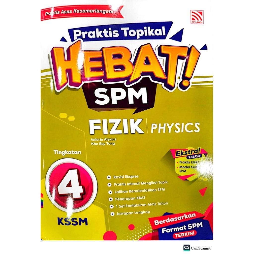 Pelangi 2024: Praktis Topikal Hebat: Fizik Tingkatan 4 FC064244 ...