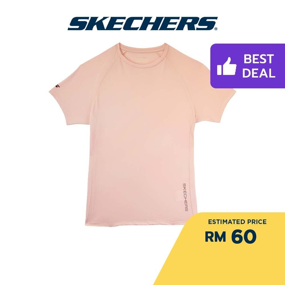 Skechers t deals shirt womens orange