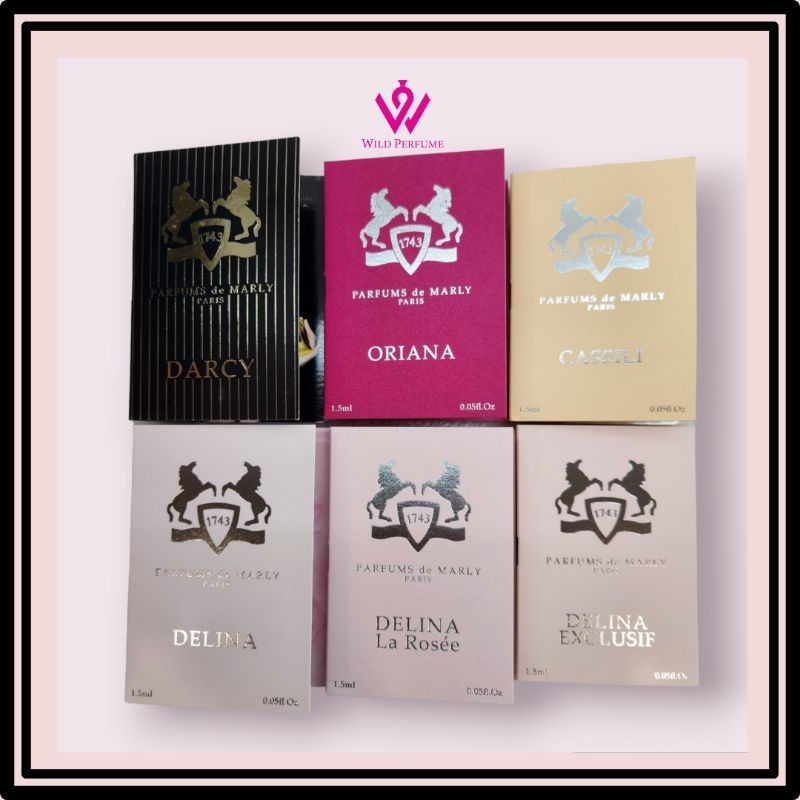 PDM DELINA EDP / LA ROSEE /DELINA EXCLUSIF /ORIANA / CASSILI /DARCY