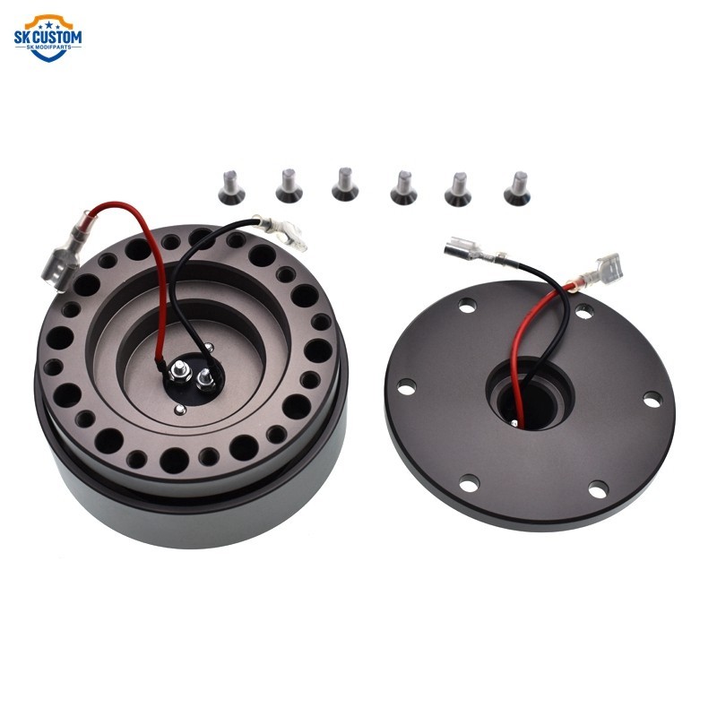 Kyostar Universal Aluminum Steering Wheel Quick Release Hub – Purple, 1 Year Warranty