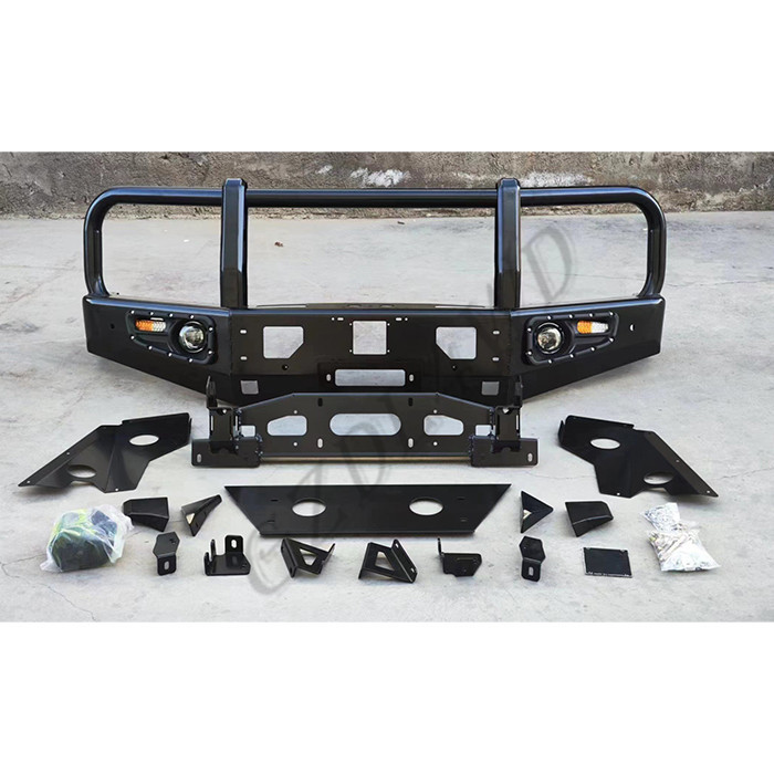 Rolled steel bumper Front Bumper For Ranger T9 2022 2023 4x4 Bull Bar ...