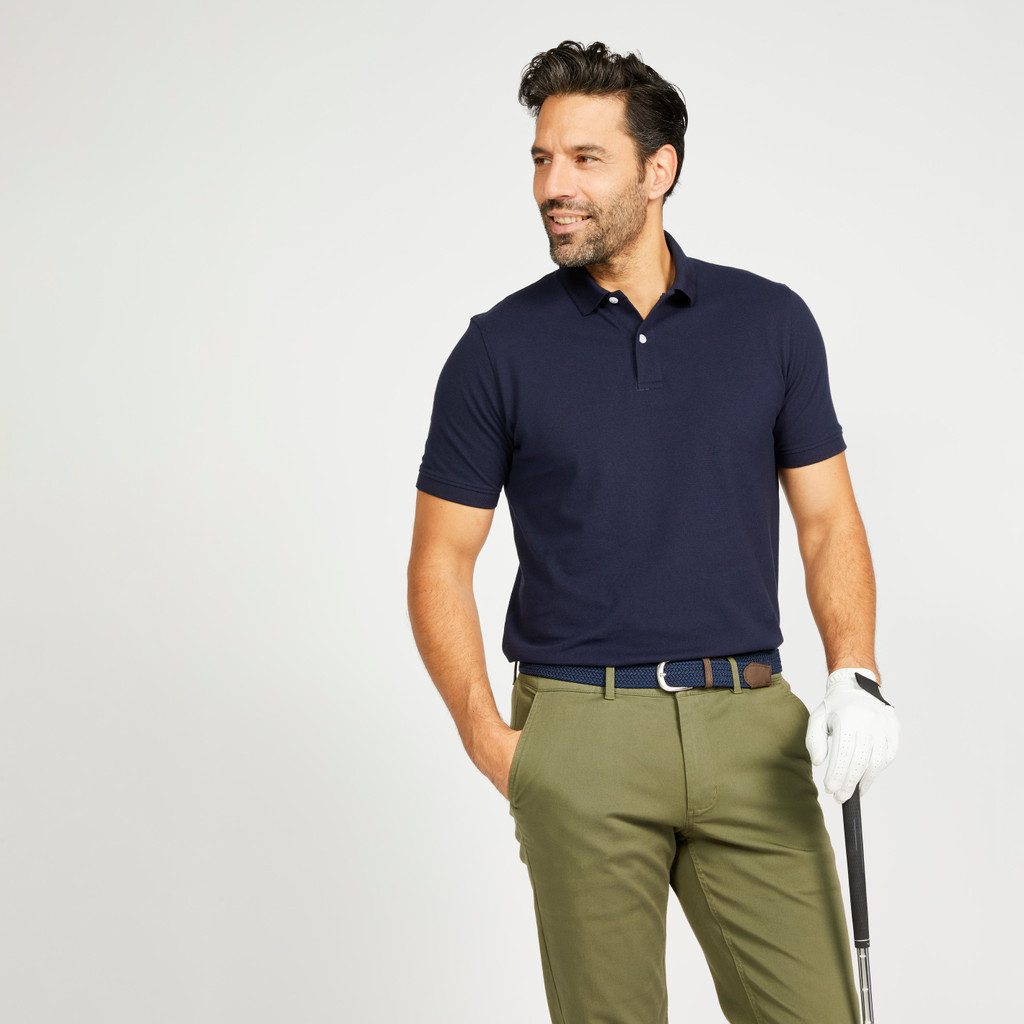 Mw500 Nice Mens Polo Shirts Decathlon Golf Men's Short Sleeved - Main Image