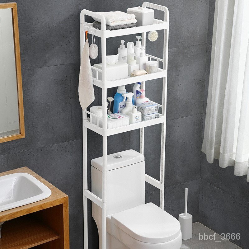 Get gifts/HY-6/Multi-Layer Toilet Rack Floor Roller Top Shelf Toilet ...
