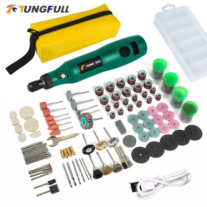 Mini rotary tool cordless drill For Wireless dremel Engraver electric ...