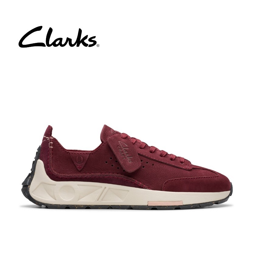 Clarks Womens Craft Speed. Burgundy Nubuck | Shopee Malaysia