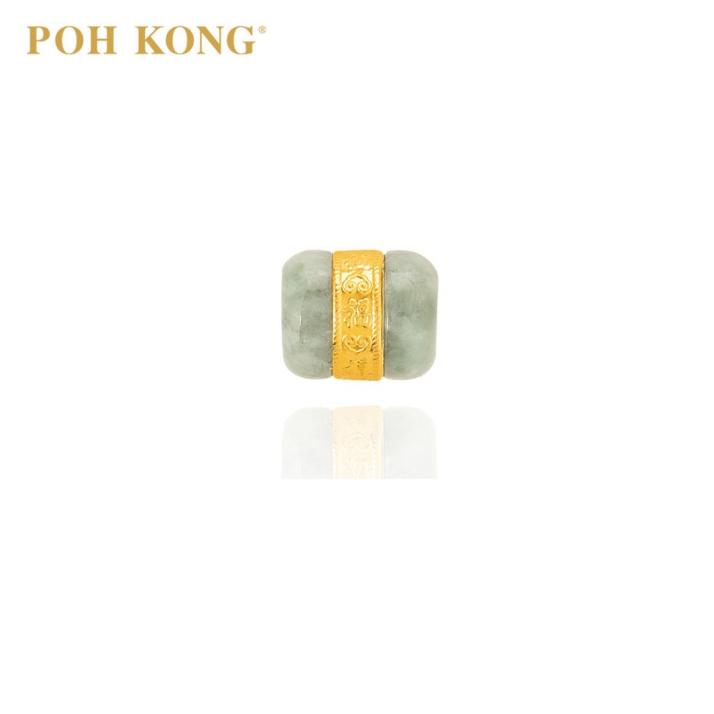POH KONG 999 24K Gold Foil Fortune Jade Pendant Shopee Malaysia