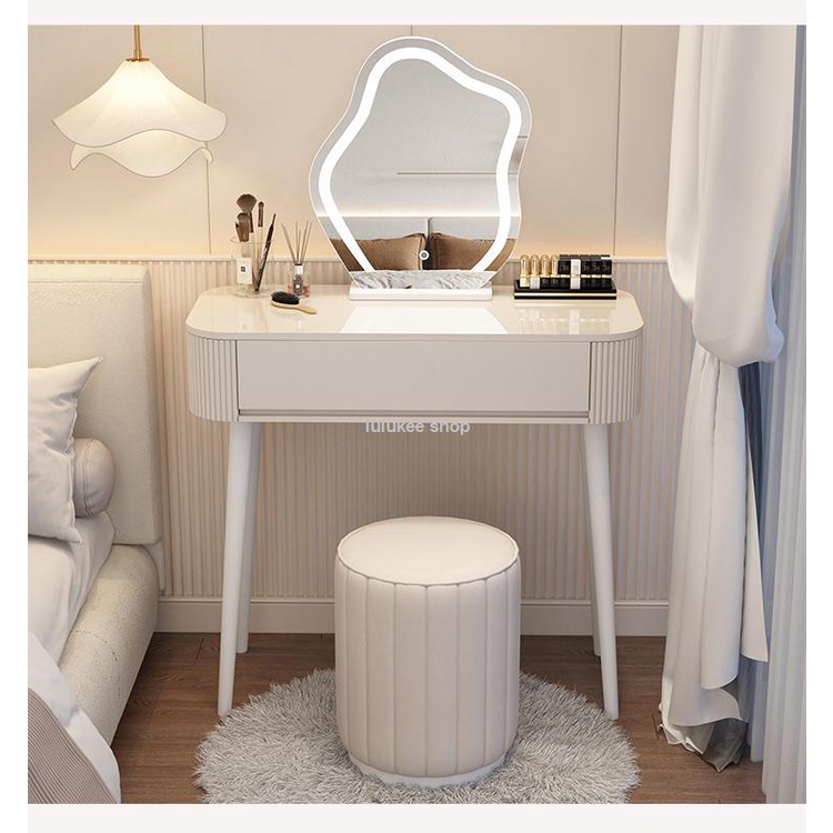 Cream style dressing table, 120 dressing table, bedroom cream white